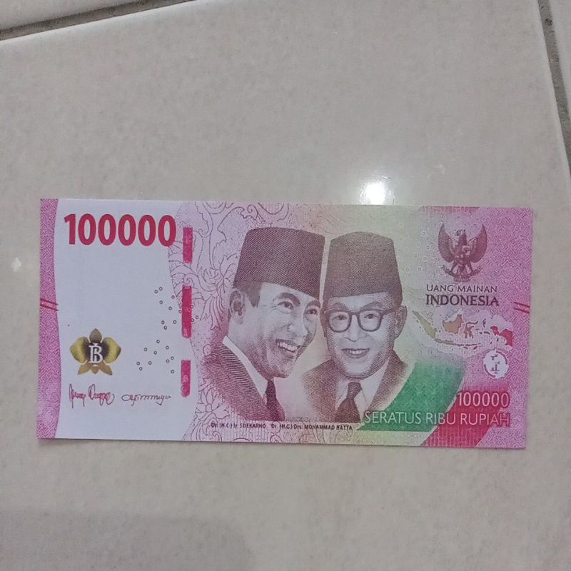 Jual Uang Mainan isi 100 lembar | Shopee Indonesia