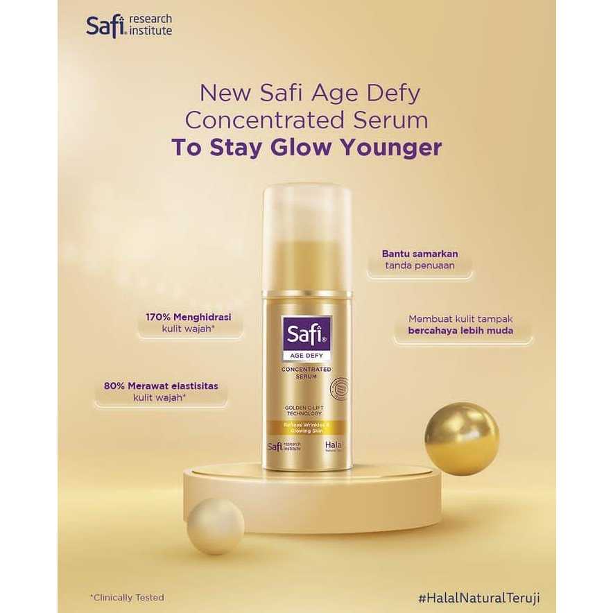 Jual SAFI AGE DEFY CONCENTRATED SERUM 20ml New formula & kemasan ...