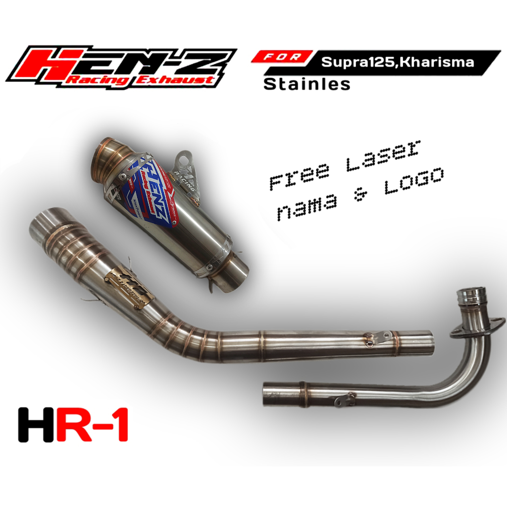 Jual Knalpot kolong Footstep Underbone Supra125,Kharisma HR-1 & HR-2 ...
