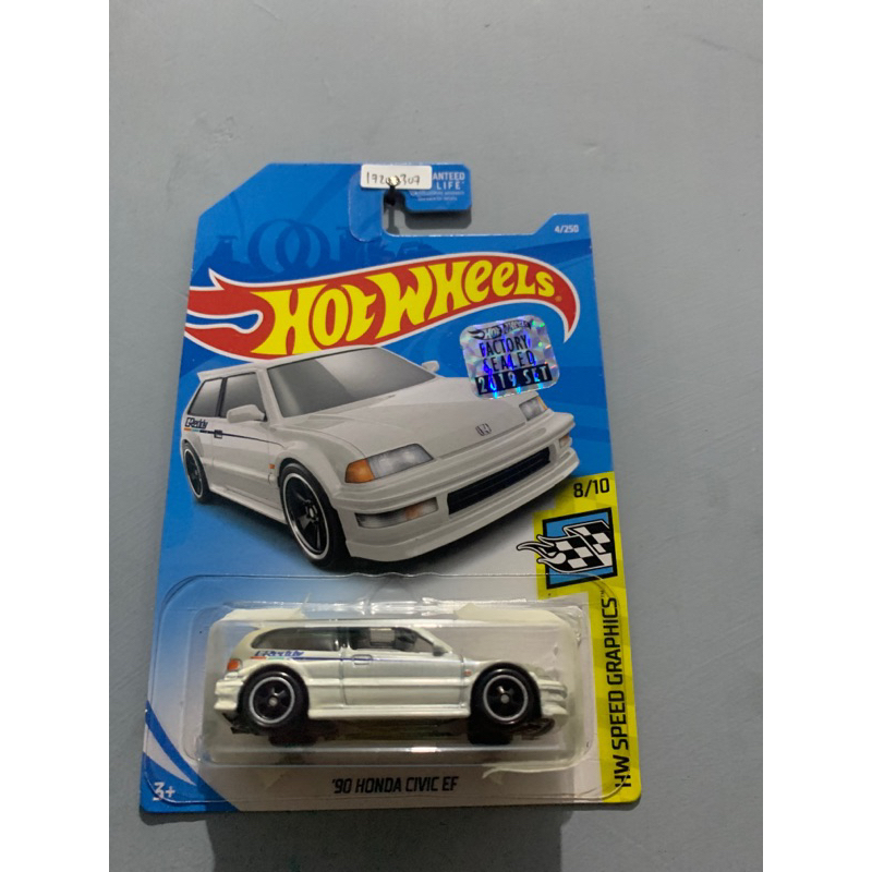 Hot Wheels 1990 Honda Civic EF - HW 70s VS 90s 28/250 - Short Card 2025 Con Protettore Incluso
