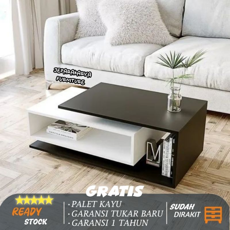 Jual Meja Tamu Minimalis Meja Ruang Tamu Aesthetic H600 Coffe Table