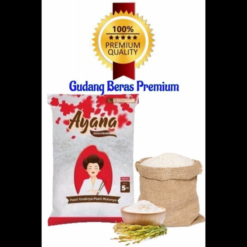 Jual Beras AYANA 5Kg 《Kemasan Merah》 | Shopee Indonesia