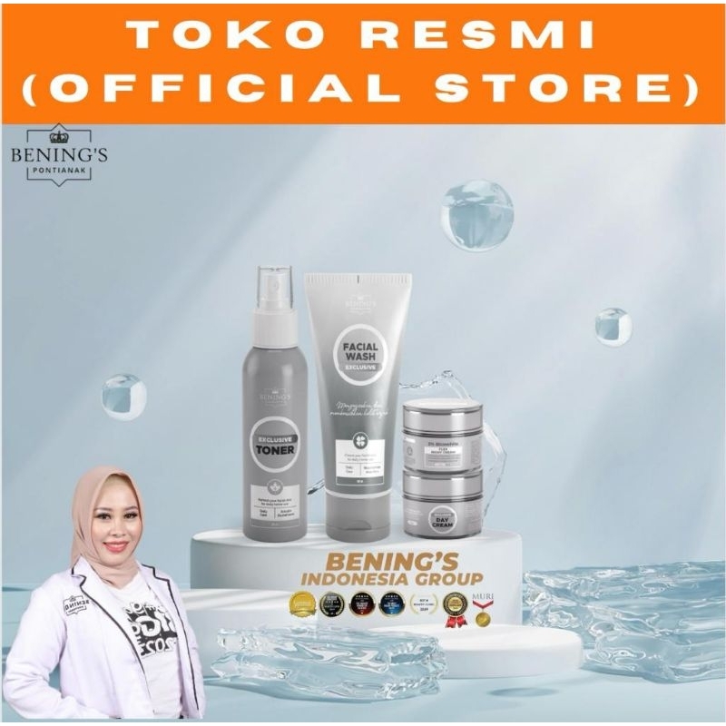 Jual Paket Flek Exclusive Benings Skincare Paket Flek Bening's | Shopee ...