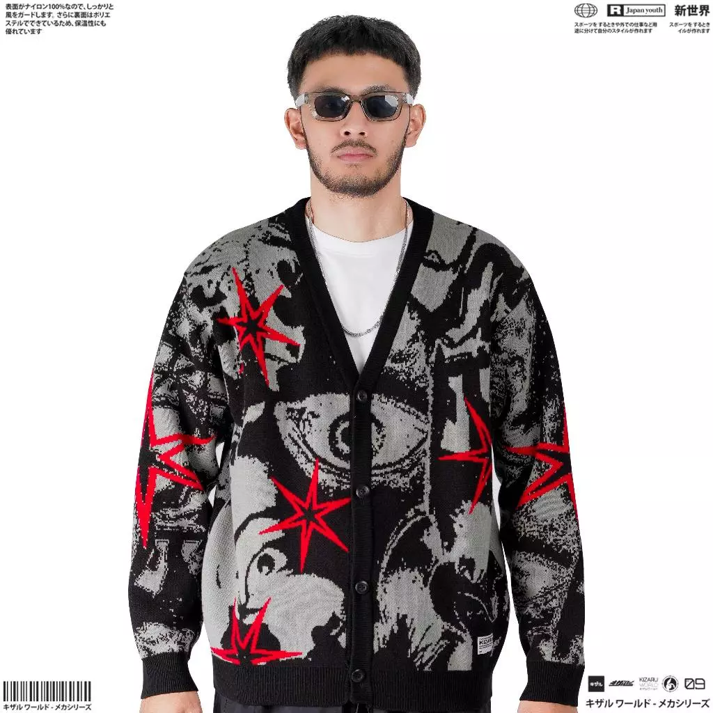Cardigan Knitwear Dystopia dan Fashion Stylish untuk Penampilan Modis