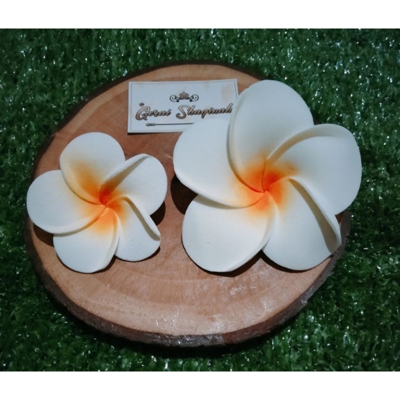 Jual bunga Kamboja spons / bunga Jepun artificial | Shopee Indonesia