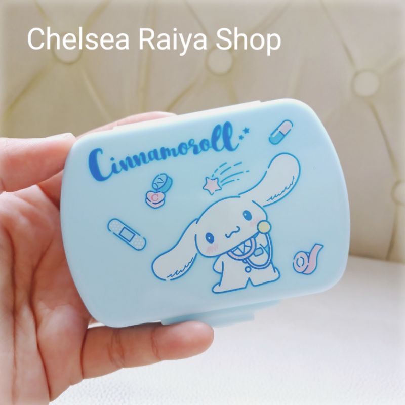 Jual Daiso Sanrio Pill Case Kotak Plastik Tempat Obat Karakter