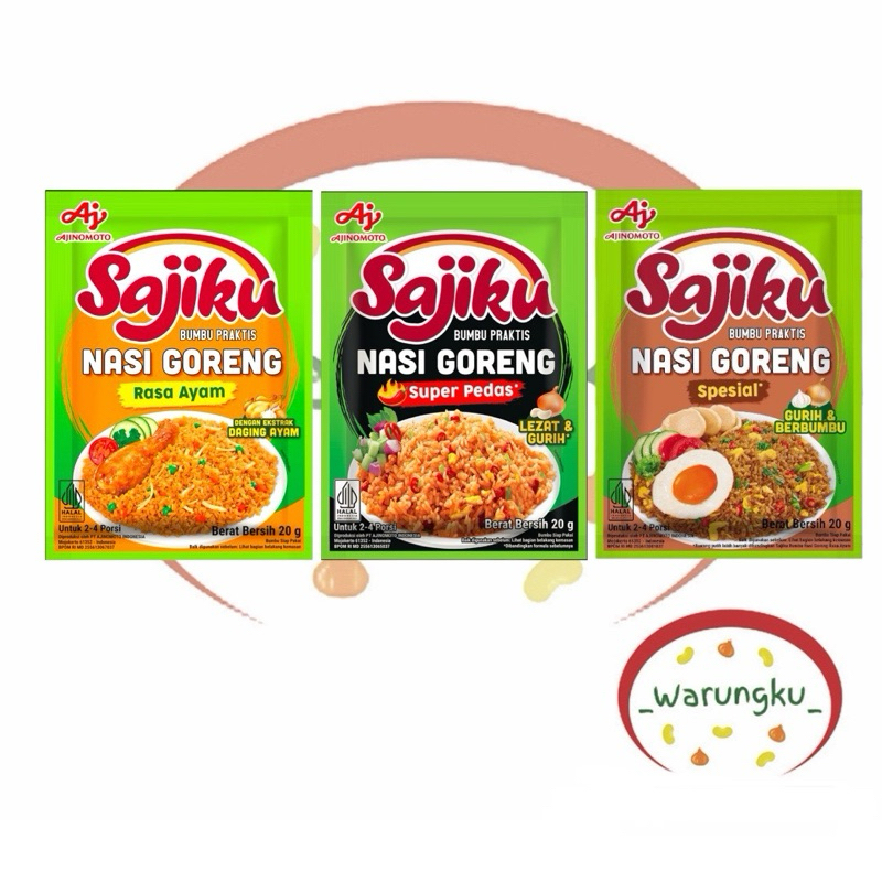 Jual Sajiku NASI Goreng Aneka Rasa 20gr Bumbu Praktis | Shopee Indonesia