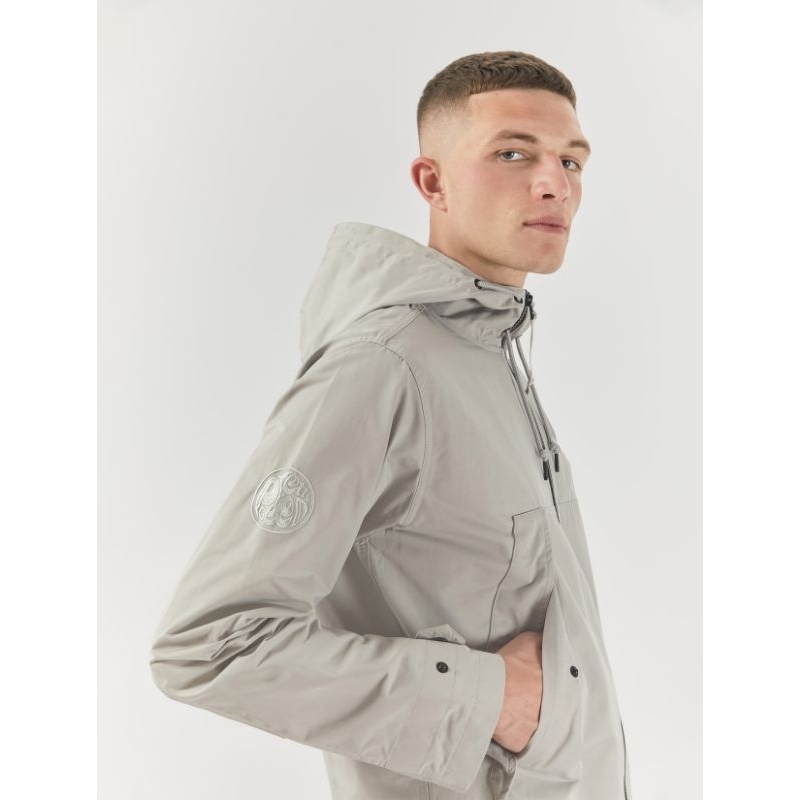 Jual Pretty Green Ridley Lightweight Jacket Grey Original | Shopee ...