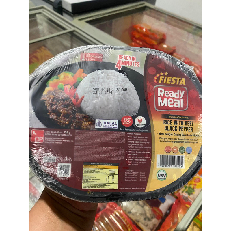 Jual fiesta ready to meal rice with beef blackpaper | Shopee Indonesia