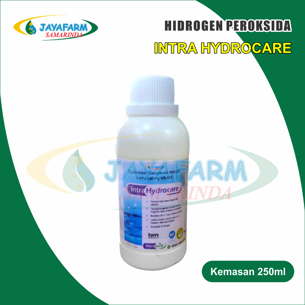 Jual Hidrogen Peroksida H2o2 Intra Hydrocare Repack 250 Ml Shopee