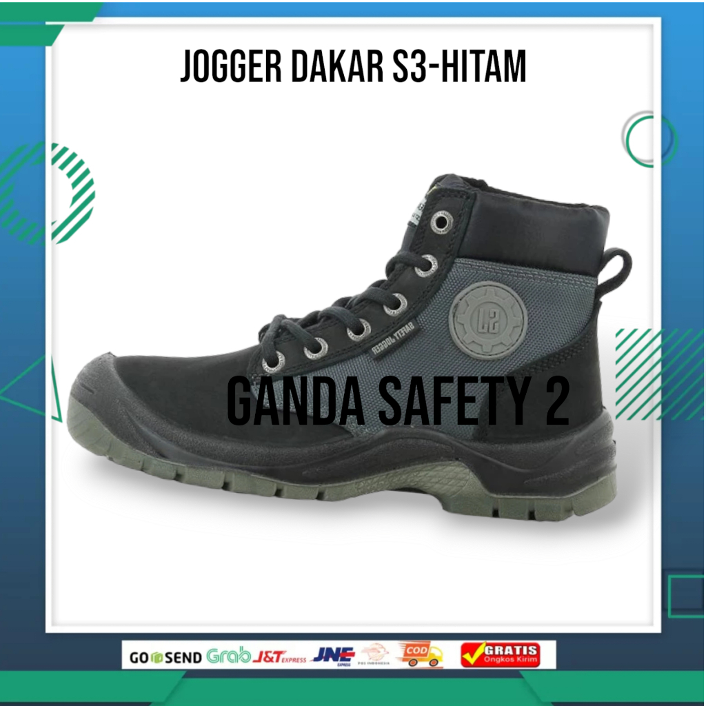 Jual Sepatu Safety Jogger Dakar Hitam S Original Sepatu Jogger Dakar Hitam S Original Shopee