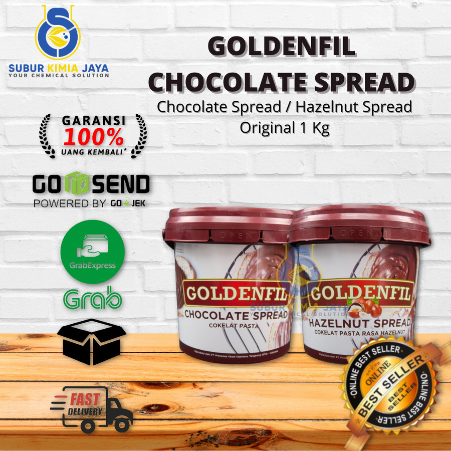Jual Goldenfil Dark Chocolate Spread 1 Kg / Selai Coklat All Varian ...