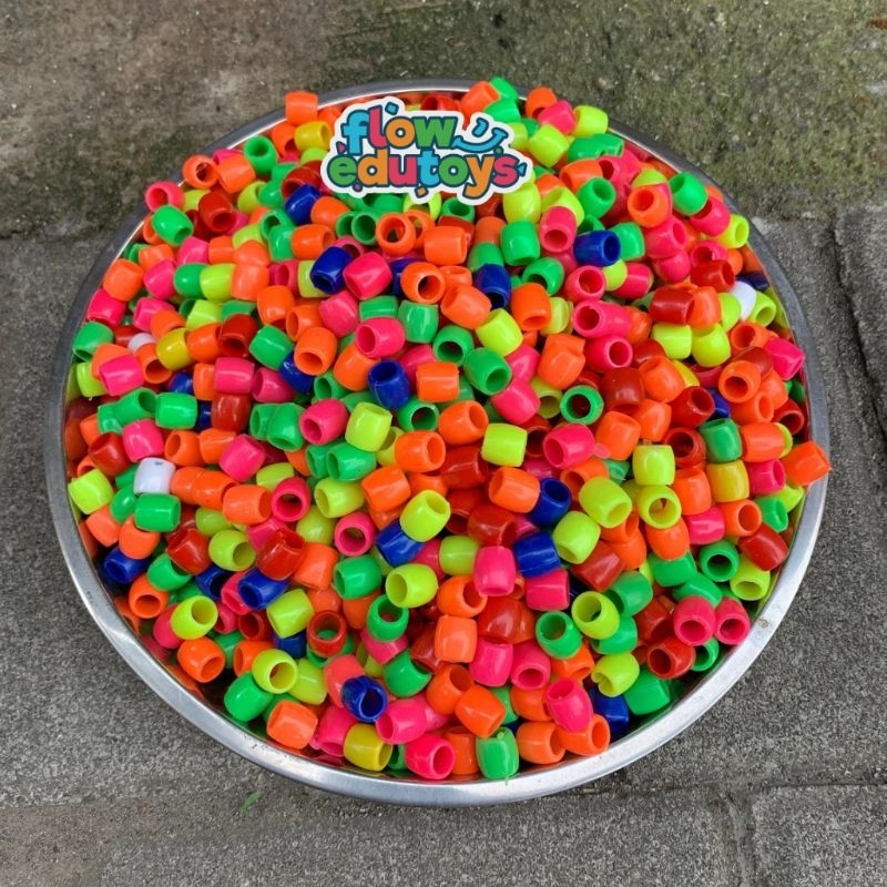 Jual Meronce Manik - Manik 1kg Mainan Edukasi | Shopee Indonesia