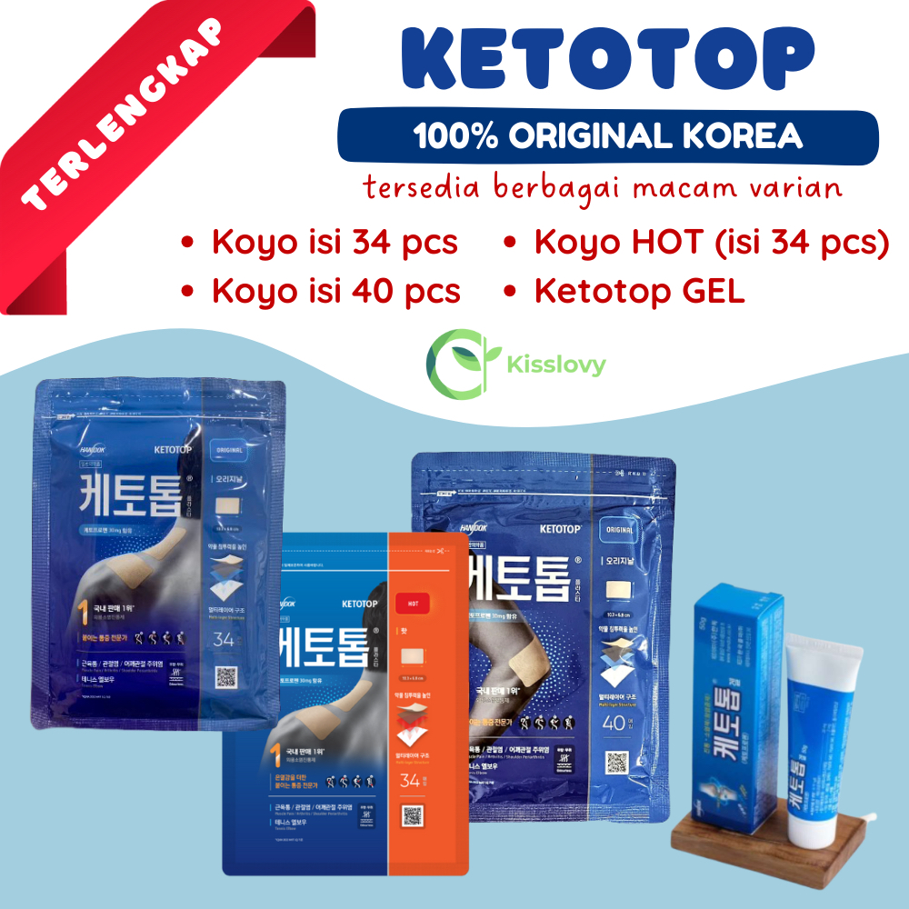 Jual KOYO KETOTOP PLASTER TERMURAH ORIGINAL 100% ASLI KOREA | Shopee ...