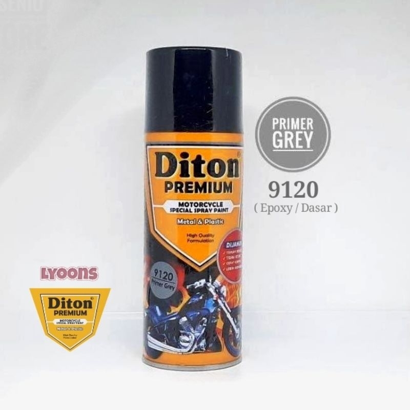 Jual DITON PREMIUM Primer grey 9120 PRIMER COAT , EPOXY Cat semprot ...