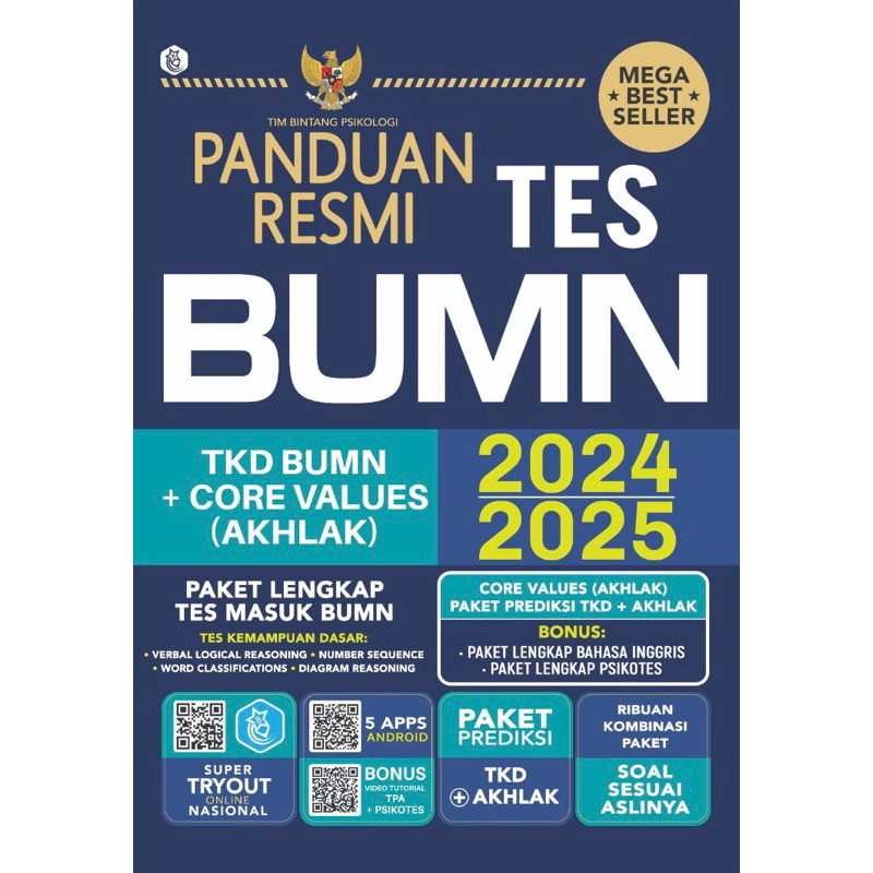 Jual Buku PANDUAN RESMI TES BUMN 2024/2025 (Mega Best Seller) Shopee