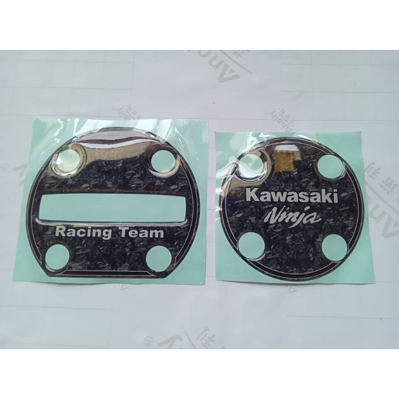 Jual STIKER TIMBUL CARBON FORGED TUTUP TANGKI SEGITIGA STANG SPEEDO