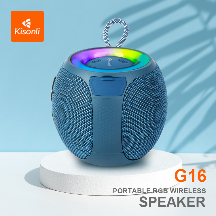 Jual KISONLI Speaker Bluetooth Wireless G16 RGB TWS Stereo Portable ...
