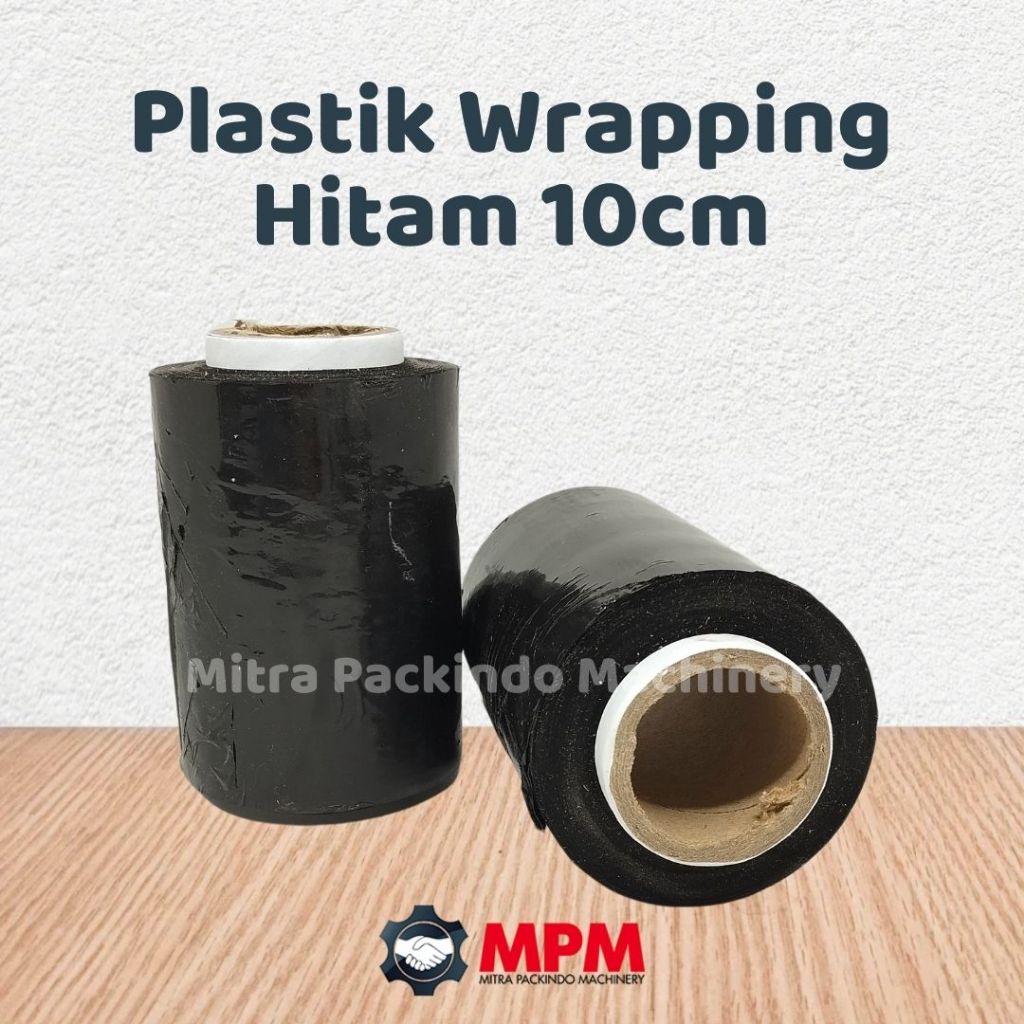 Jual Plastik Wrapping HITAM 10cm / Stretch Film BLACK 10 cm | Shopee ...