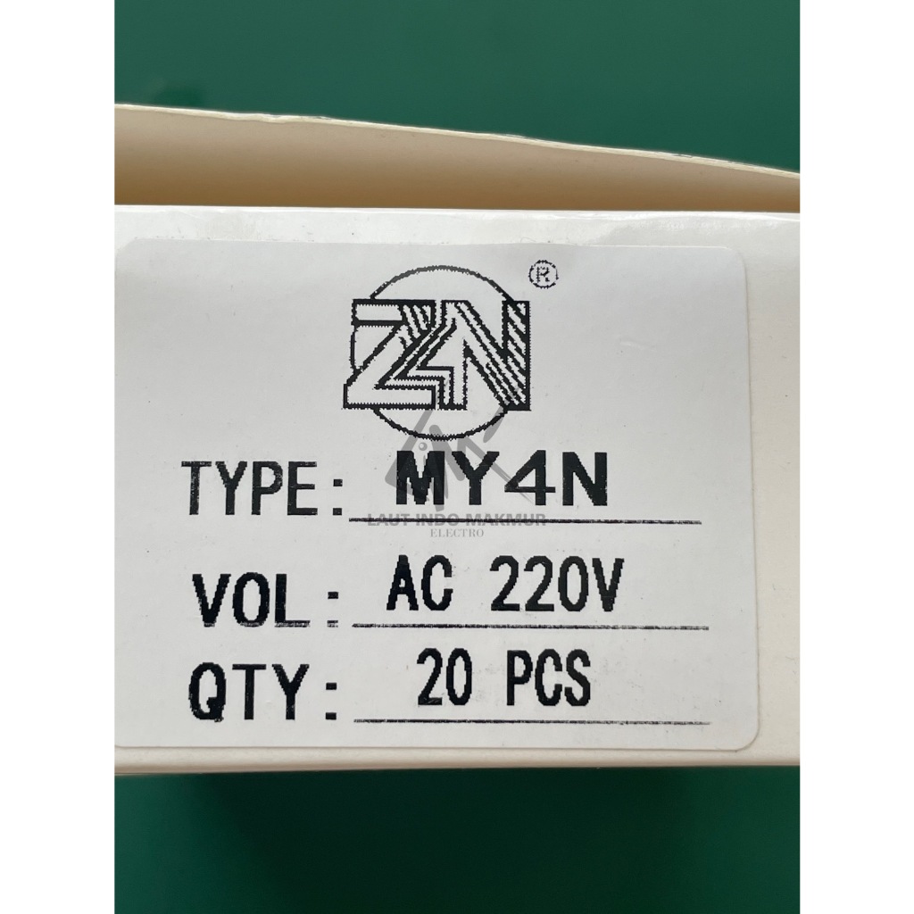 Jual RELAY MY4N 220V MERK ZN RELAY MY4 N 220VOLT RILAY 220VAC MY4P ups ...