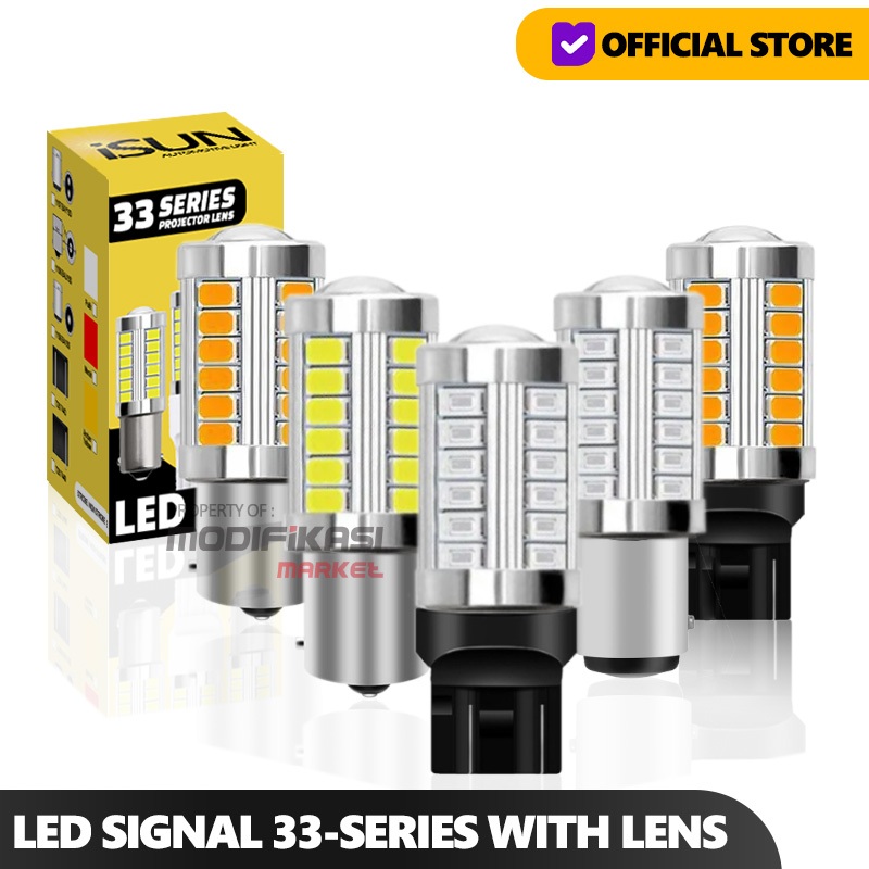 Jual Lampu Led Signal Sein Mundur Rem 33 Titik Smd 33 Series Dengan Lensa 1157 Bay15d 1156