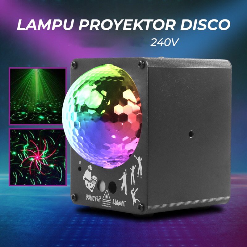 Jual LAMPU PROYEKTOR PANGGUNG LED RGB DISCO 240V REMOTE CONTROL M-RGB ...