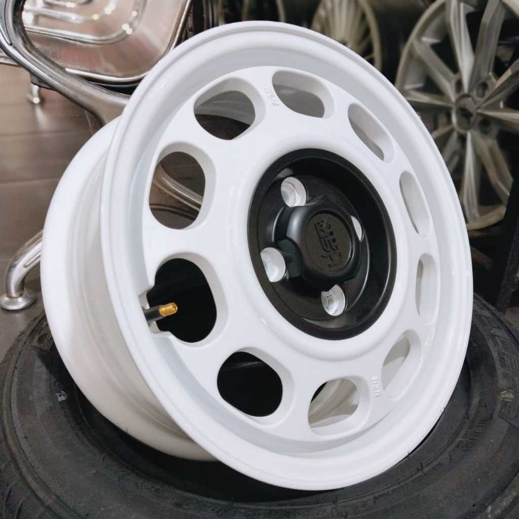 Jual Velg Racing HSR Klg R14 Hole 4x100 Buat Karimun Airev Brio Agya ...