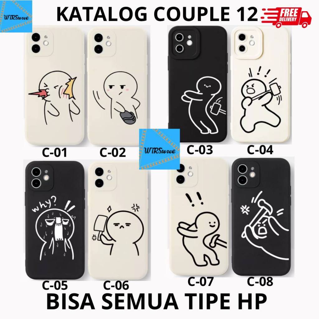 Jual Garskin stiker case semua tipe HP bisa custom gambar couple 20 ...
