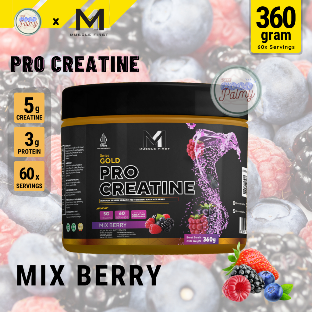 Jual M1 Pro Gold Creatine 360 Gram And 420 Gram 60x 70x Servings