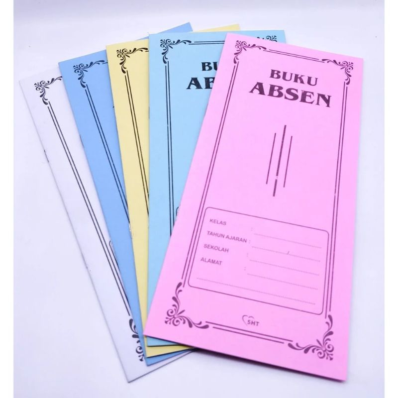 Jual Buku Absensi Ukuran 13 x 30 Buku Absen Siswa/Murid | Shopee Indonesia