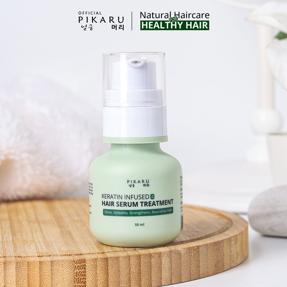 Jual PIKARU Keratin Treatment Infused 4 Hair Serum | Shopee Indonesia