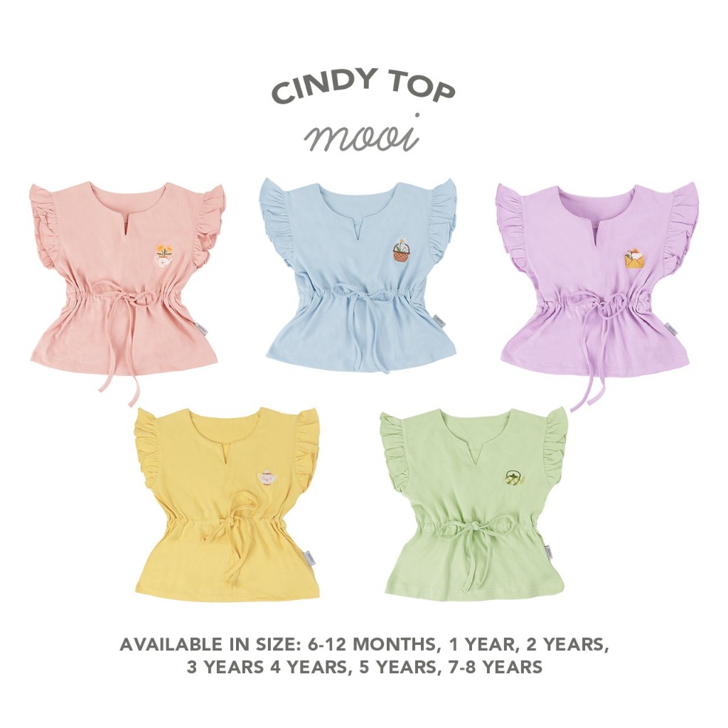 Jual Mooi Atasan Anak Perempuan Cindy Top | Shopee Indonesia