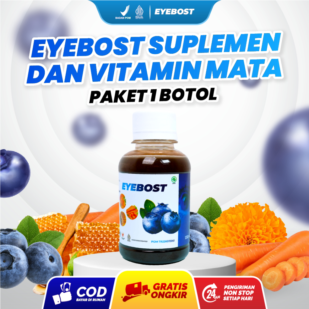 Jual Eyebost Suplemen Mata Membantu Mengatasi Mata Minus Buram Katarak Silinder Vitamin Mata