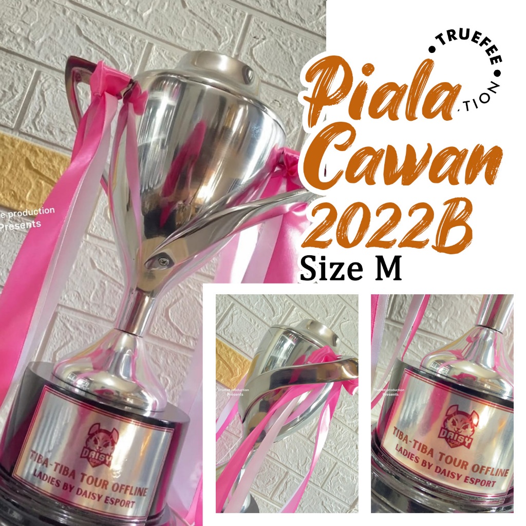 Jual PIALA LOGAM ALUMUNIUM CAWAN 2022B SIZE M CHAMPIONS CUP TROPHY ...