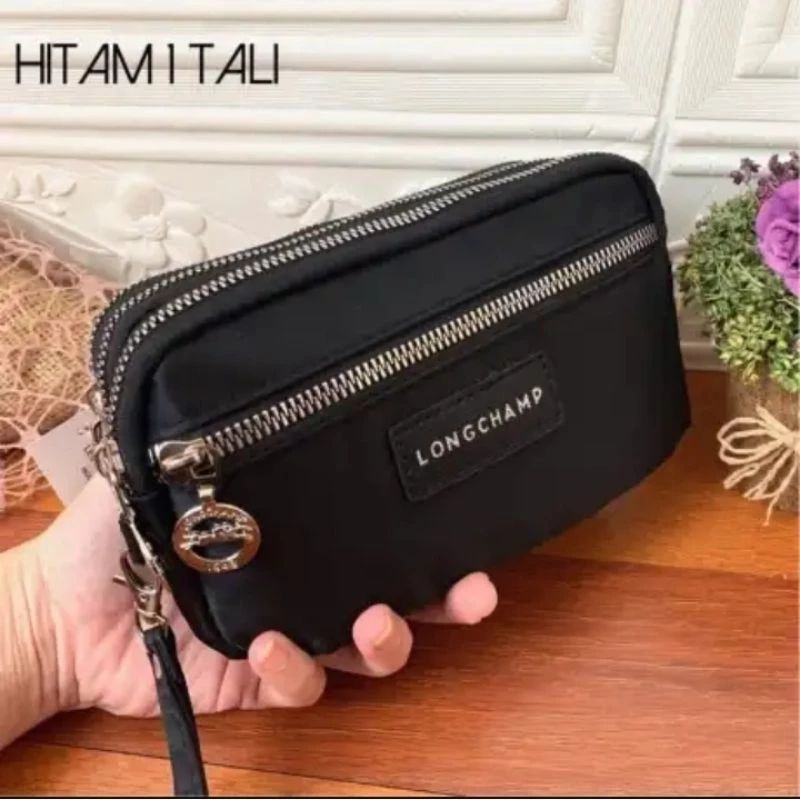 Jual Dompet Koin Longcam 2 tali Multifungsi 3Ruang Terlaris