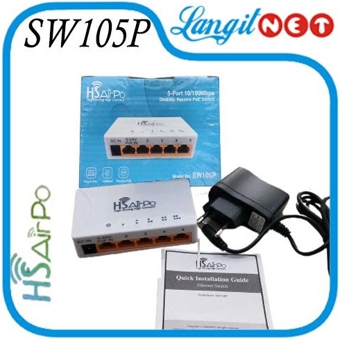 Jual Harga murah HSAIRPO SW15P 5port 1 1Mbps Ethernet Switch IGF ...