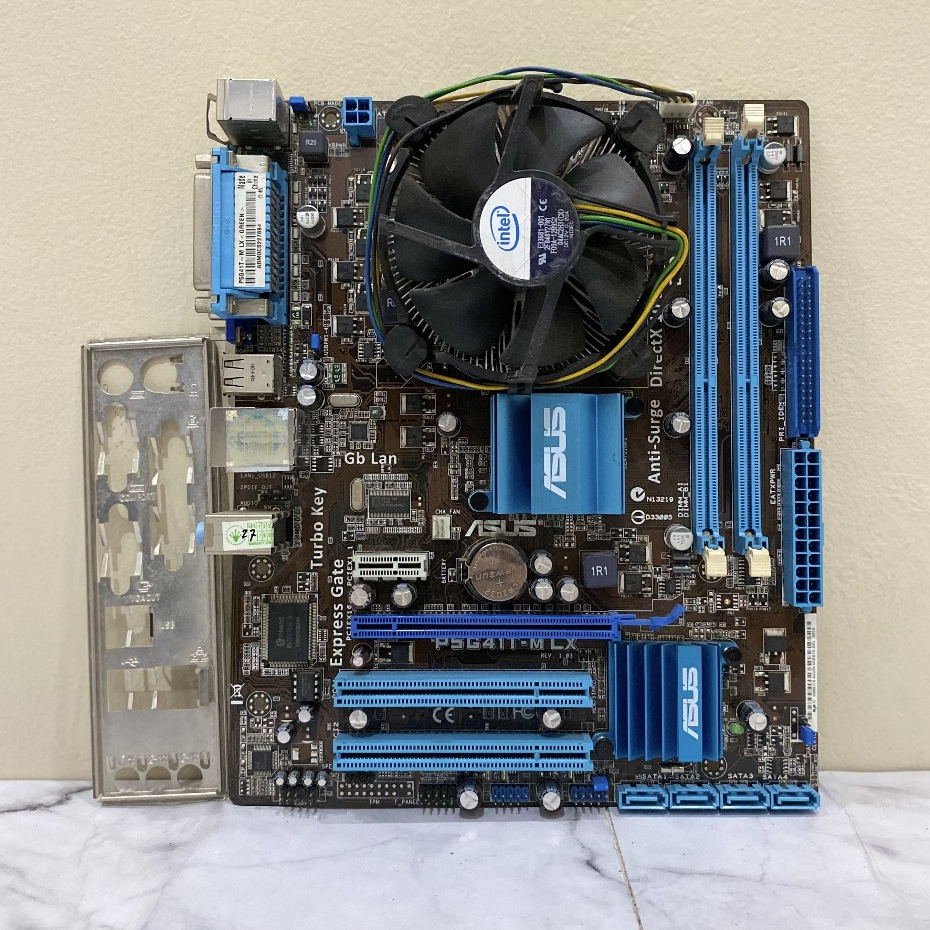 Jual Mainboard Motherboard mobo Intel G41 Processor dual core bonus fan