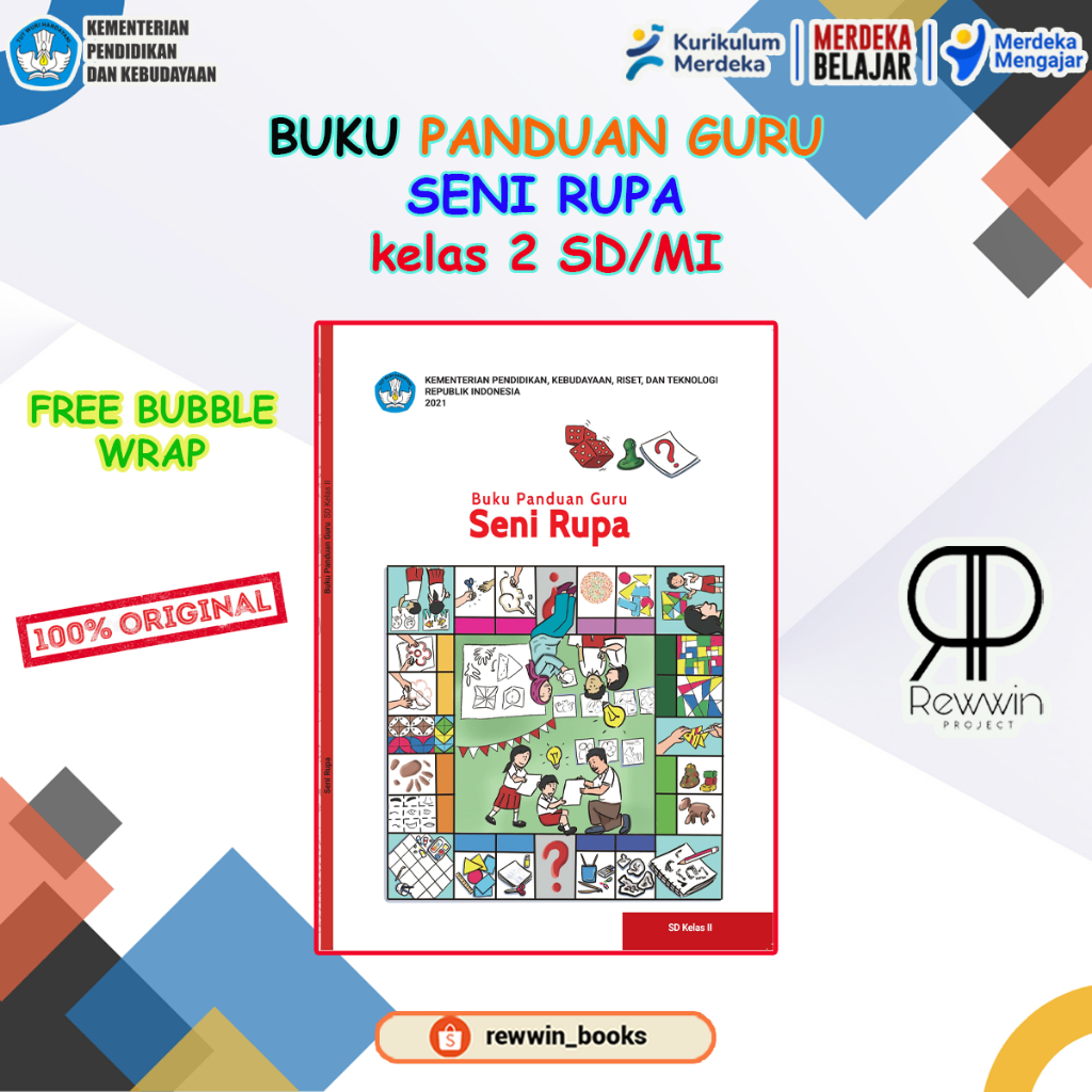 Jual Buku PANDUAN GURU Seni Rupa Kelas 2 SD Kurikulum Merdeka | Shopee ...