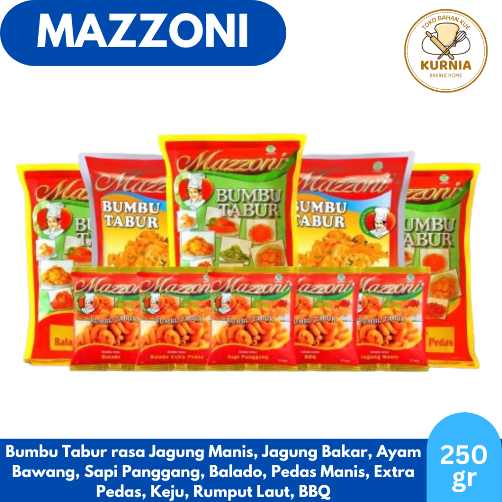 Jual MAZZONI BUMBU TABUR 250gr | Shopee Indonesia