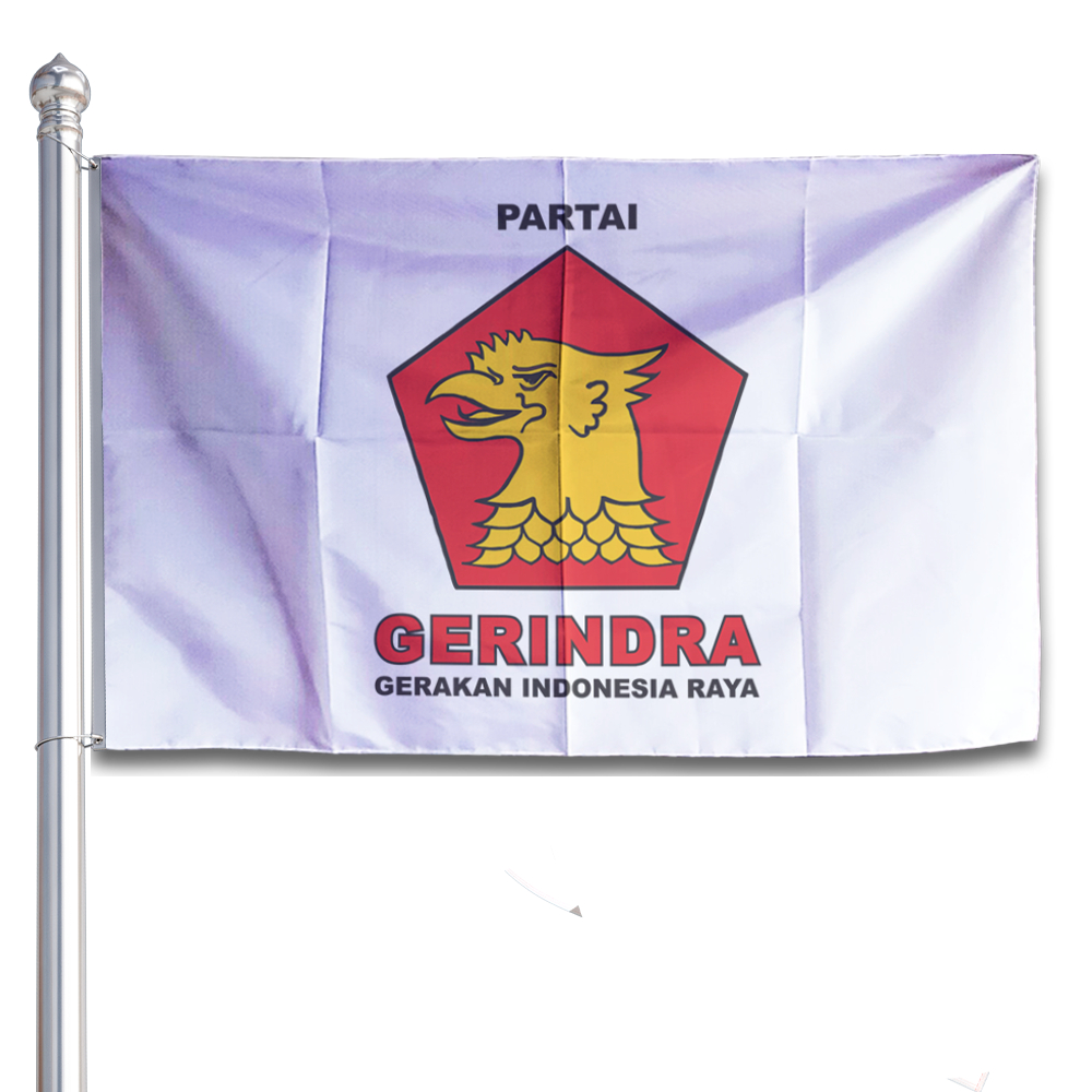 Jual Bendera Partai Lengkap Bendera Parpol Bisa Pakai Nomor Ukuran 60 X