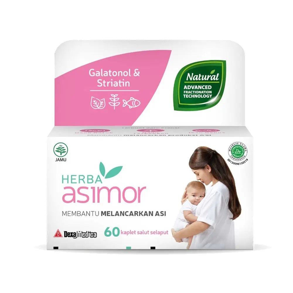 Jual 1 Box Herba Asimor Isi 60 Tablet Asi Booster Pelancar Asli