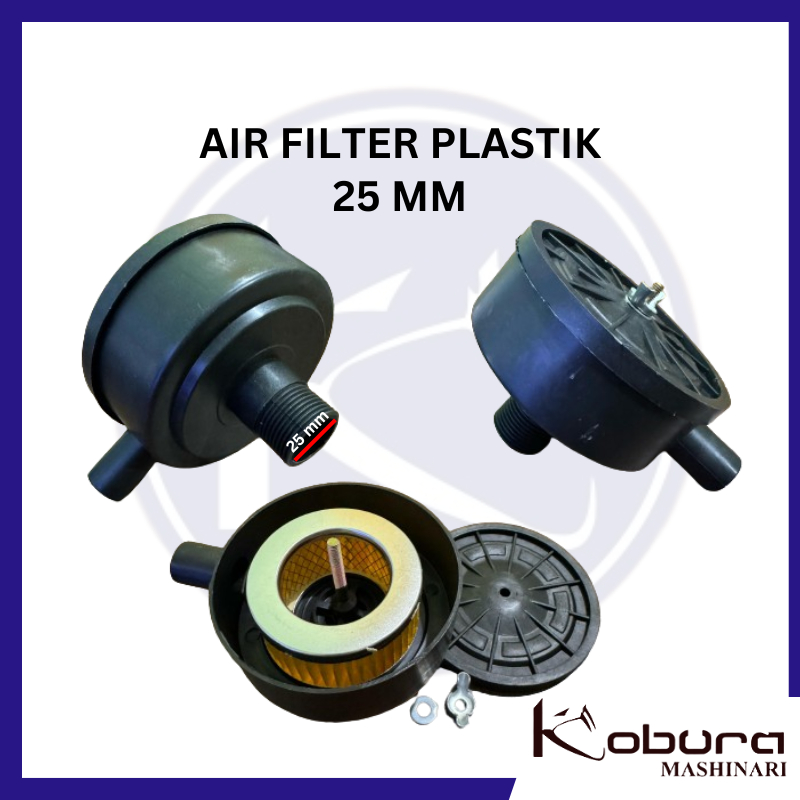 Jual Air Filter Saringan Hawa Plastik as 25 mm Kompressor Angin Lengkap ...