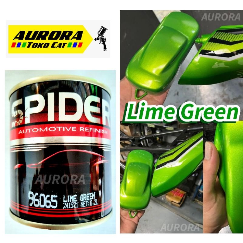 Jual Cat Kawasaki Ninja Lime Green Metalik SPIDER Ijo Hijau Ninja ...