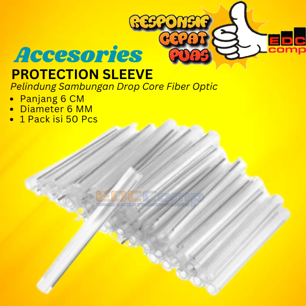 Jual Protection Sleeve Fiber Optic Dropcore Cm Penyambung Core Fo Pcs Shopee Indonesia