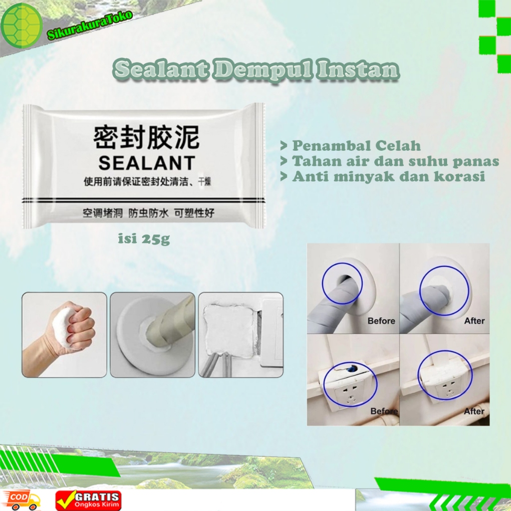 Jual (SKR) Sealant Dempul Instan Penambal Dinding Tembok Lem Penutup ...