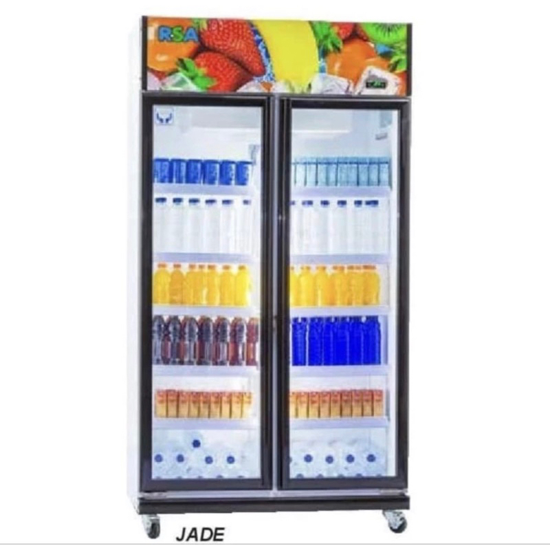 Jual showcase / pendingin minuman RSA 2 pintu Jade 800 liter | Shopee ...