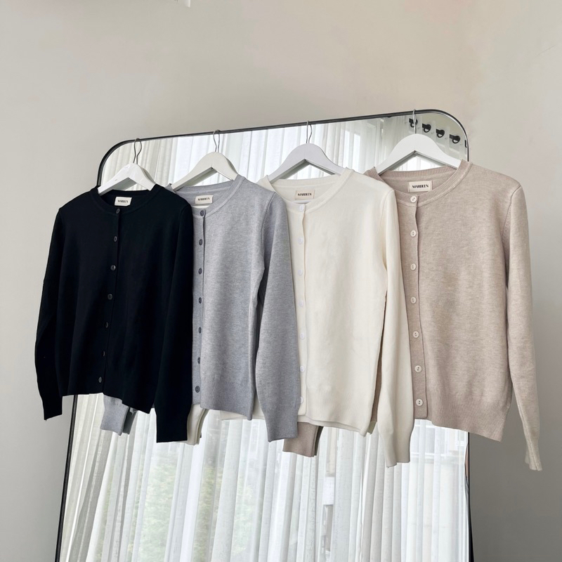 Jual Mardeen Emily Cardi | Cardigan Rajut | Knit Cardi | Basic Cardi ...