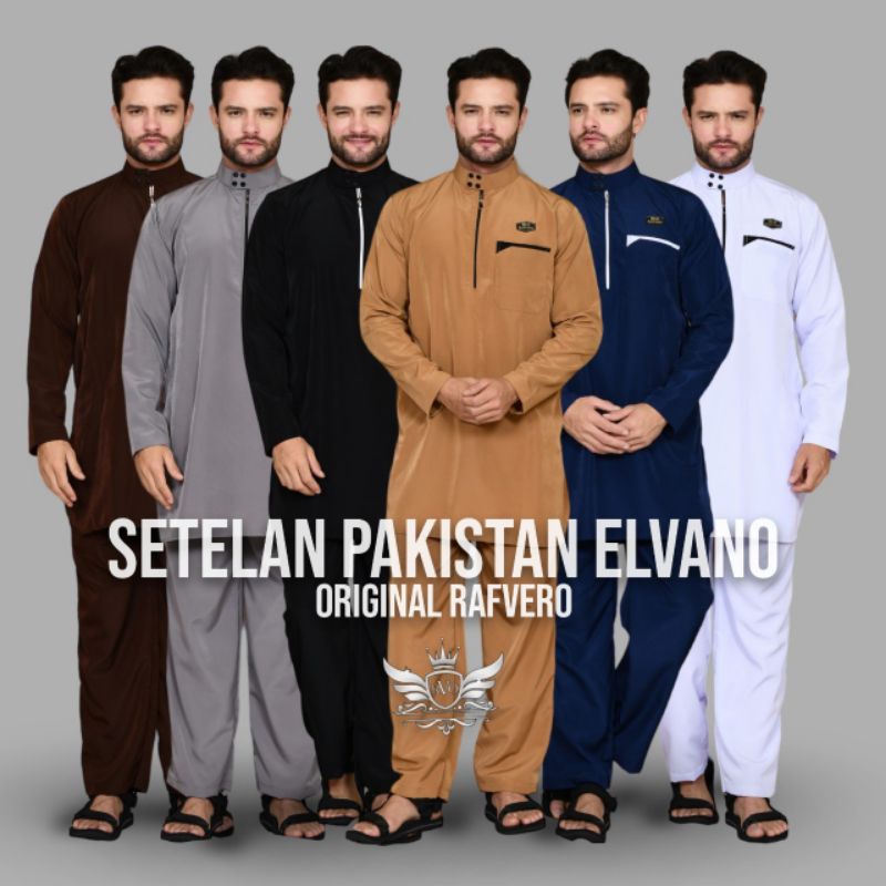 Jual setelan baju muslim/kurta Pakistan/setelan muslim casual | Shopee ...