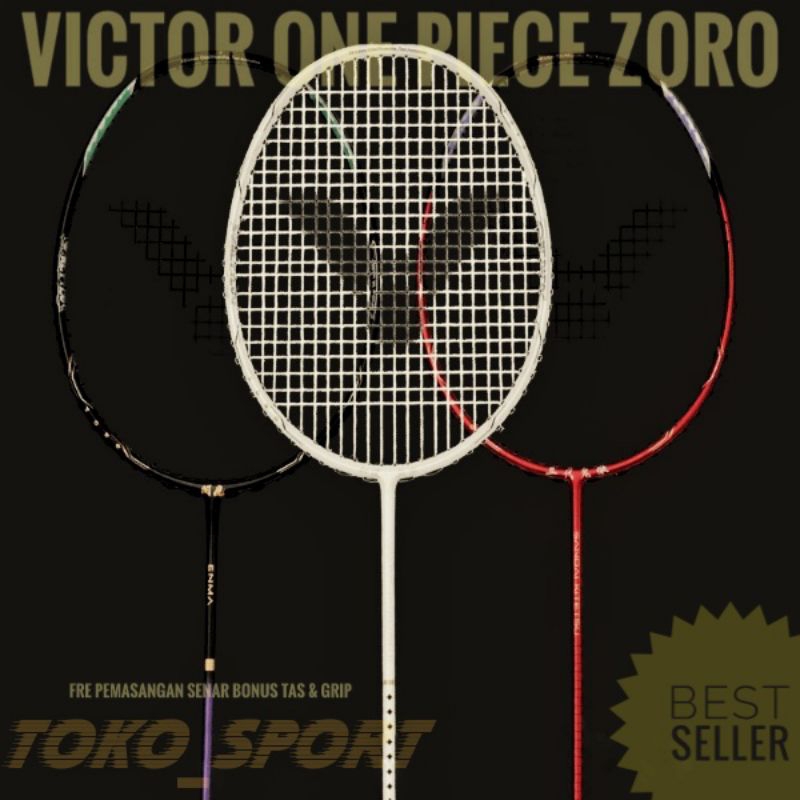 Jual RAKET BADMINTON VICTOR ONE PIECE ZORO Shopee Indonesia