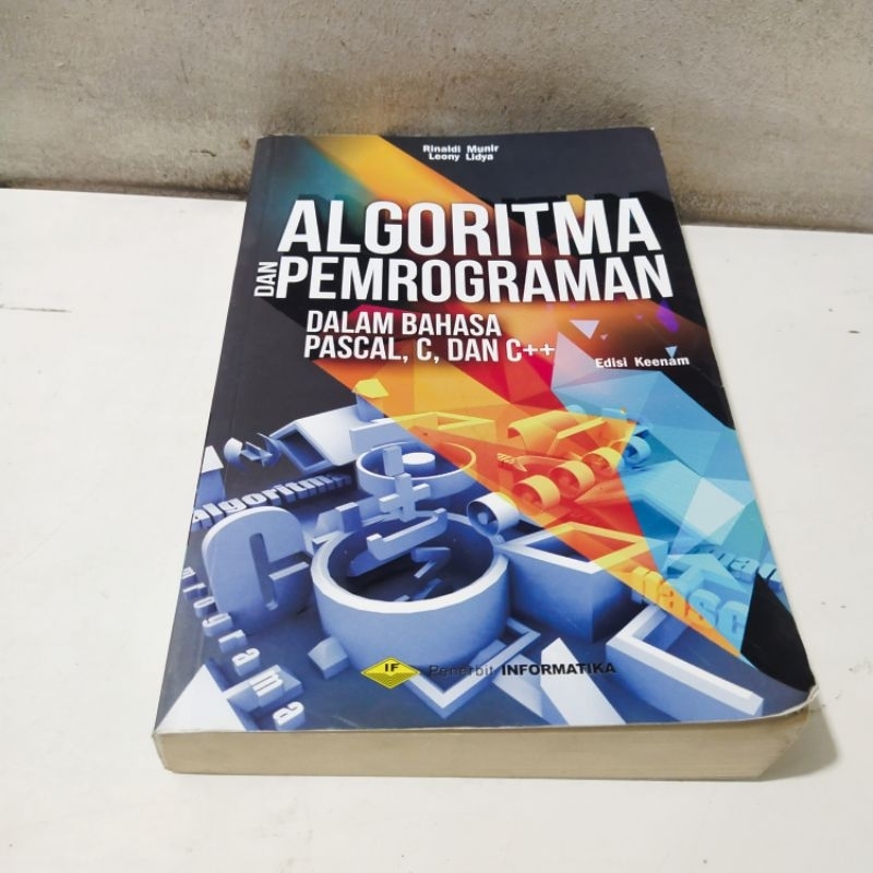 Jual Buku Algoritma Dan Pemrograman Dalam Bahasa Pascal, C, Dan C++ ...